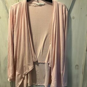 Retrology Pink lightweight cardigan size large